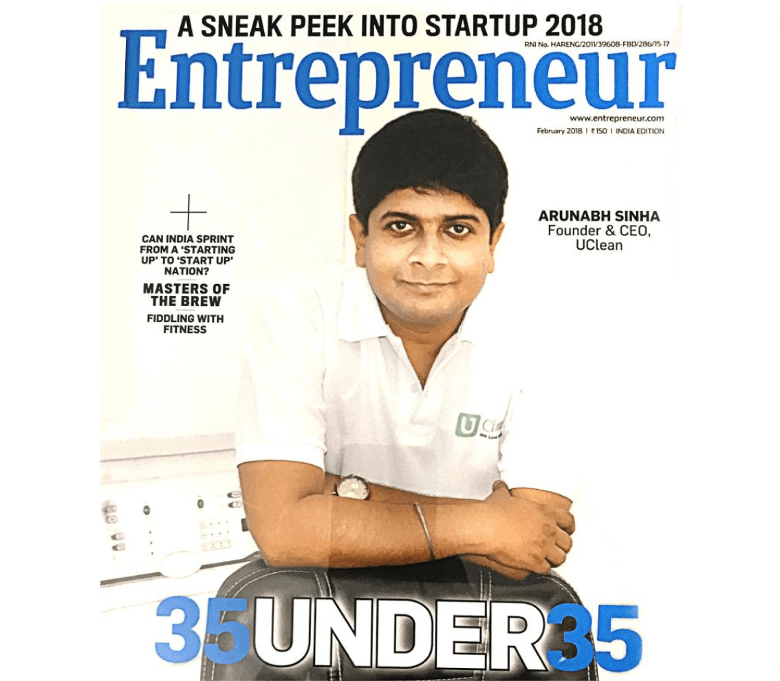 Founder Arunabh Sinha is recognized by Entrepreneur Magazine as one of the Top 35 Under 35 entrepreneurs.