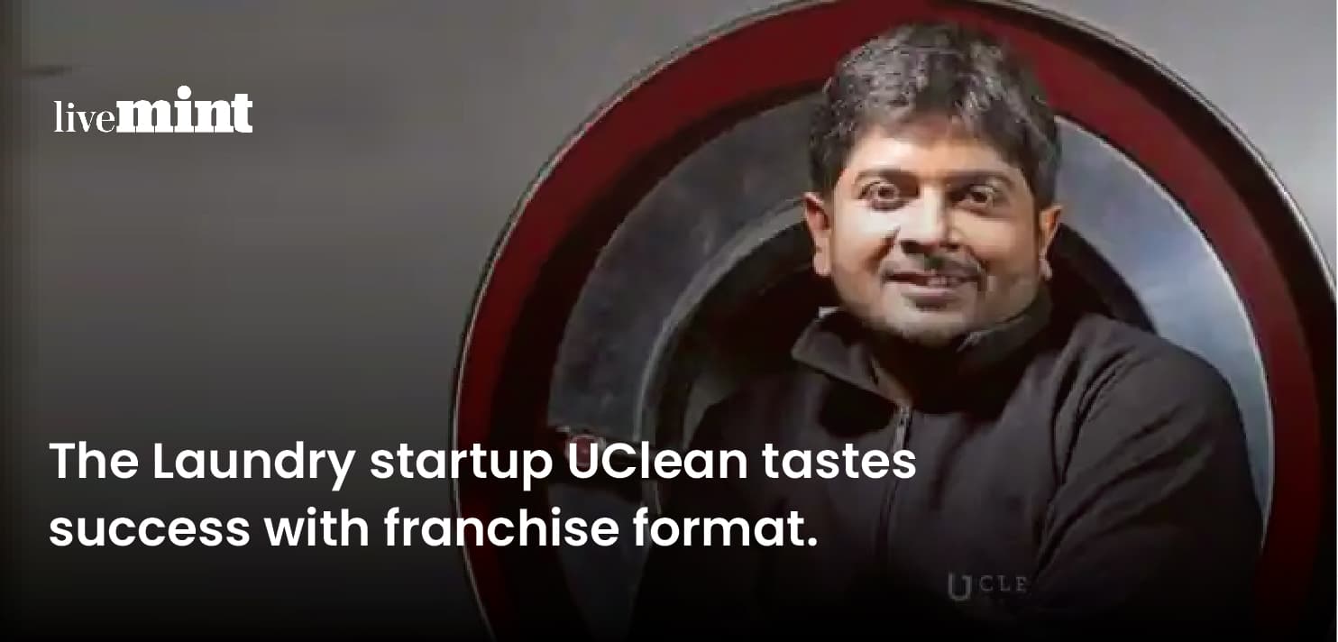 Laundry startup UClean tastes success with franchise format